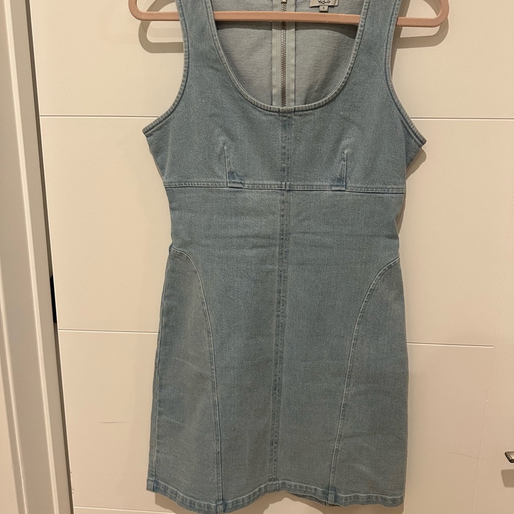 Rails Light Blue Denim Mini Dress